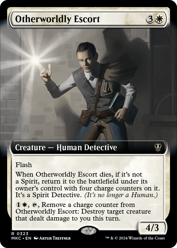 Image of Otherworldly Escort (Extended Art) [Murders at Karlov Manor Commander]
