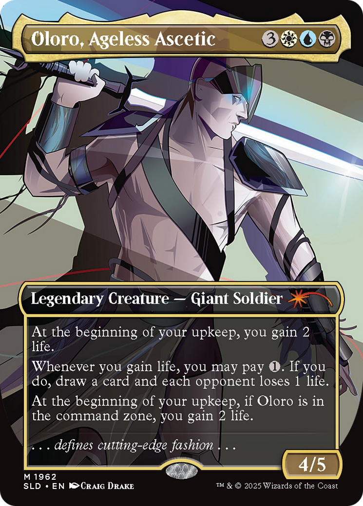 Image of Oloro, Ageless Ascetic (Rainbow Foil) [Secret Lair Drop Series]