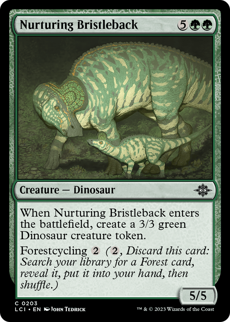 Image of Nurturing Bristleback [The Lost Caverns of Ixalan]