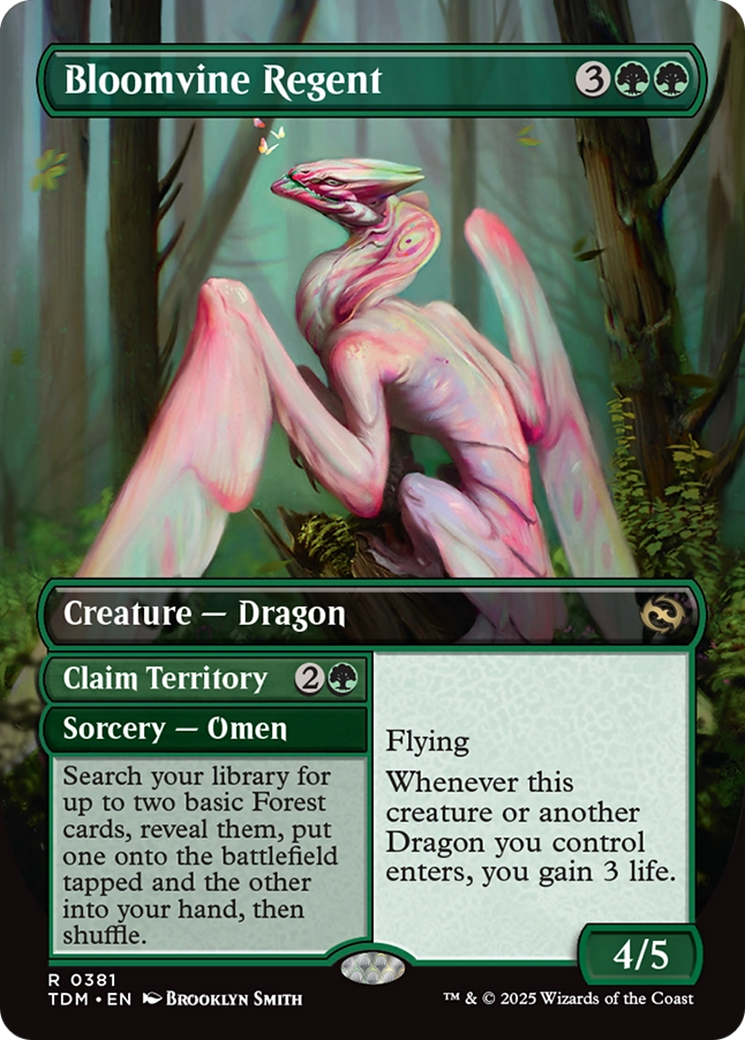 Image of Bloomvine Regent (Borderless) [Tarkir: Dragonstorm]