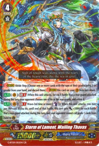 Image of Storm of Lament, Wailing Thavas (G-BT09/002EN) [Divine Dragon Caper]