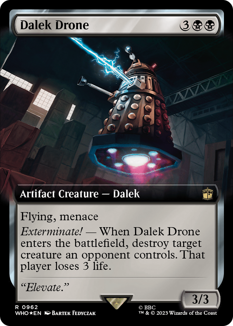 Image of Dalek Drone (Extended Art) (Surge Foil) [Doctor Who]