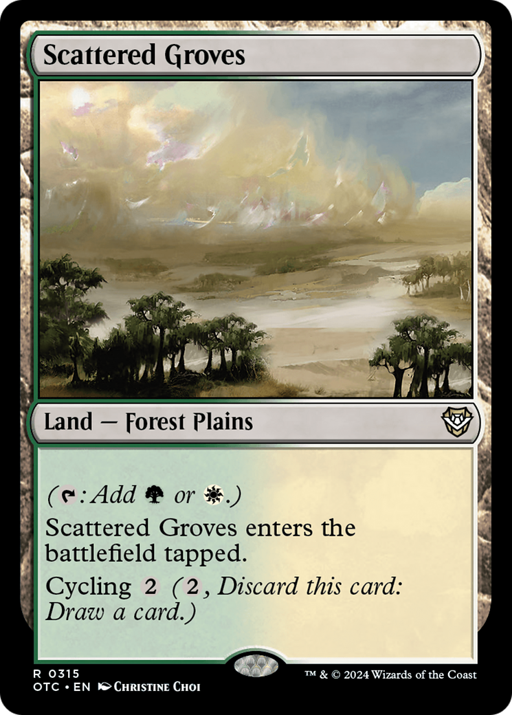 Image of Scattered Groves [Outlaws of Thunder Junction Commander]