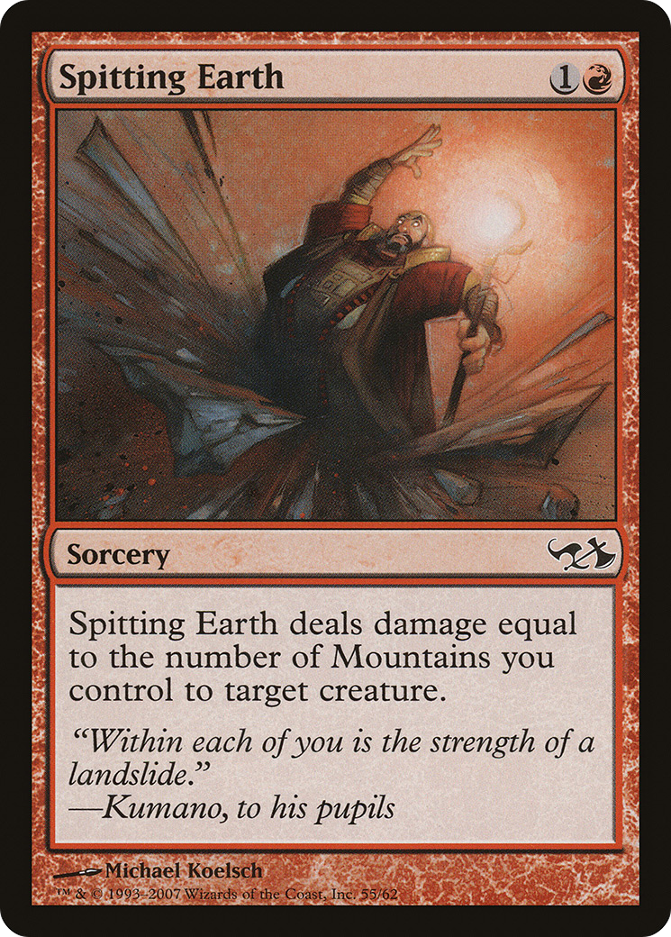 Image of Spitting Earth [Duel Decks: Elves vs. Goblins]