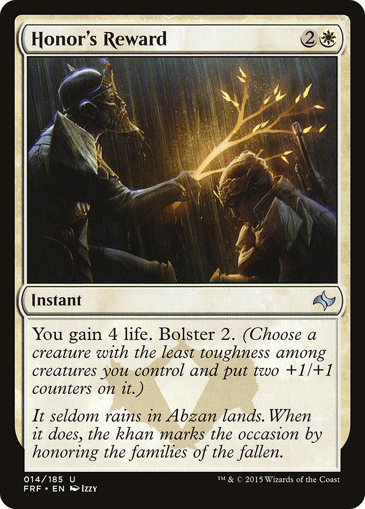 Image of Honor's Reward [Fate Reforged]