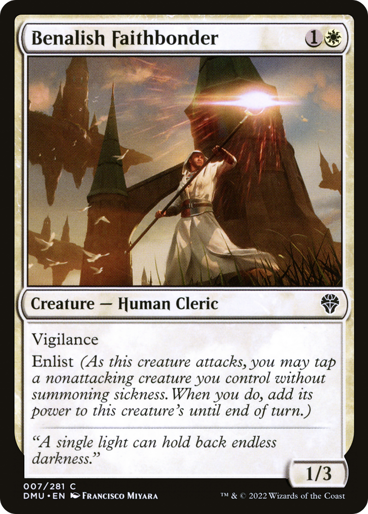Image of Benalish Faithbonder [Dominaria United]