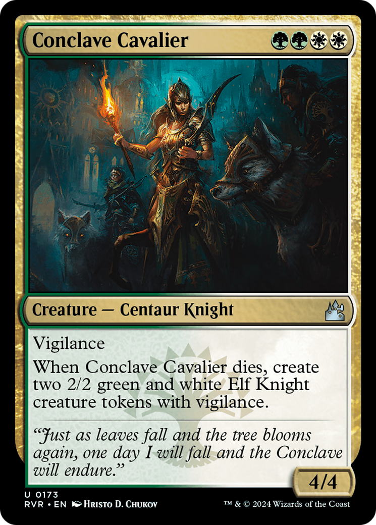Image of Conclave Cavalier [Ravnica Remastered]