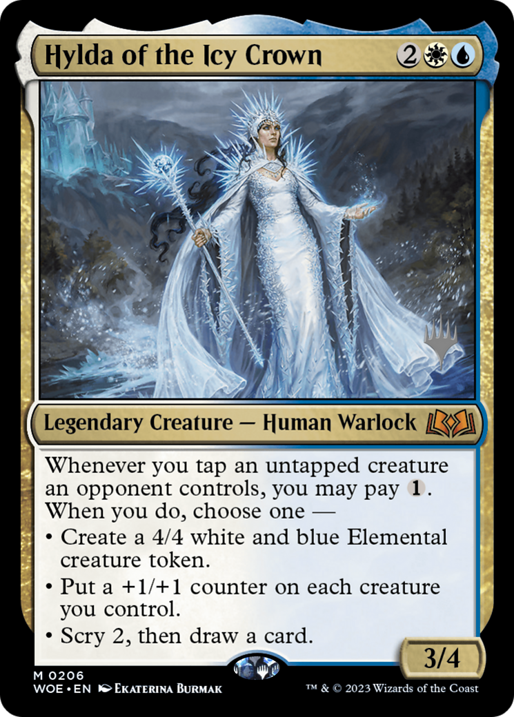 Image of Hylda of the Icy Crown (Promo Pack) [Wilds of Eldraine Promos]