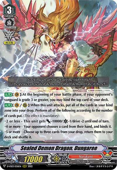 Image of Sealed Demon Dragon, Dungaree (D-VS03/036EN) [V Clan Collection Vol.3]