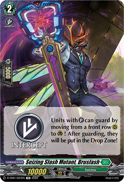 Image of Seizing Slash Mutant, Bruslash (D-TD01/007EN) [Urara Haneyama -Bandmaster of Blossoming Bonds-]