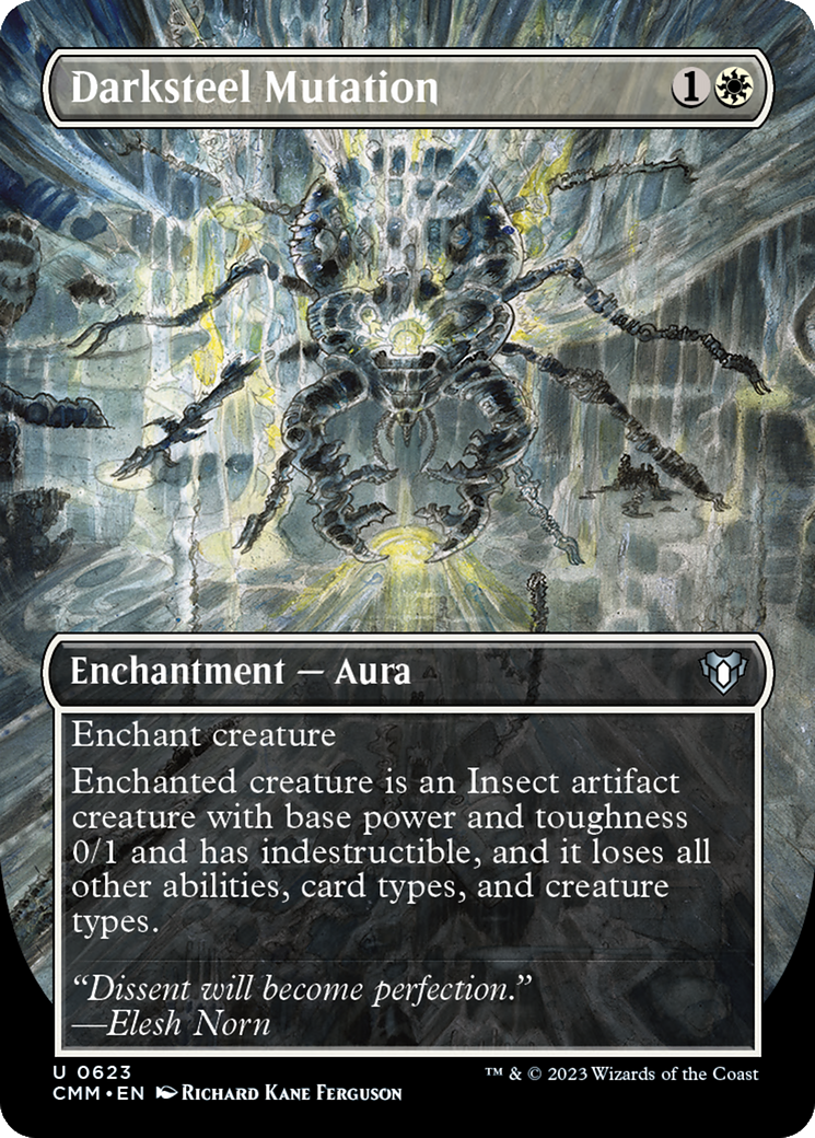 Image of Darksteel Mutation (Borderless Alternate Art) [Commander Masters]