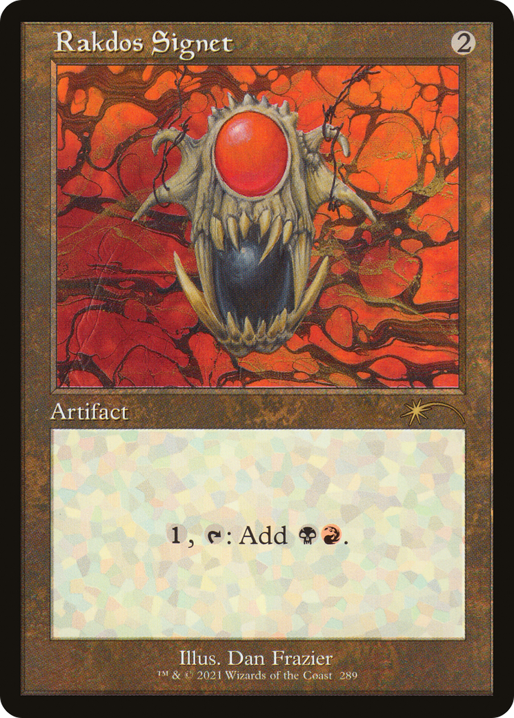 Image of Rakdos Signet (SLD-289) - Secret Lair Drop Etched Foil