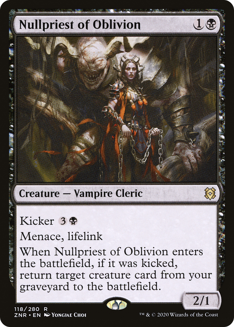 Image of Nullpriest of Oblivion [Zendikar Rising]