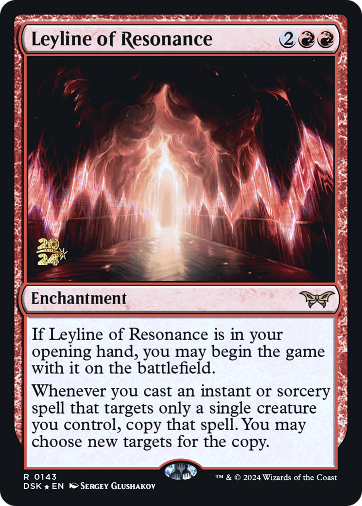 Image of Leyline of Resonance [Duskmourn: House of Horror Prerelease Promos]