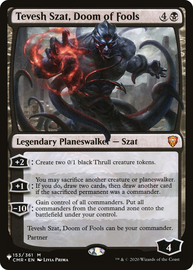 Image of Tevesh Szat, Doom of Fools [The List]
