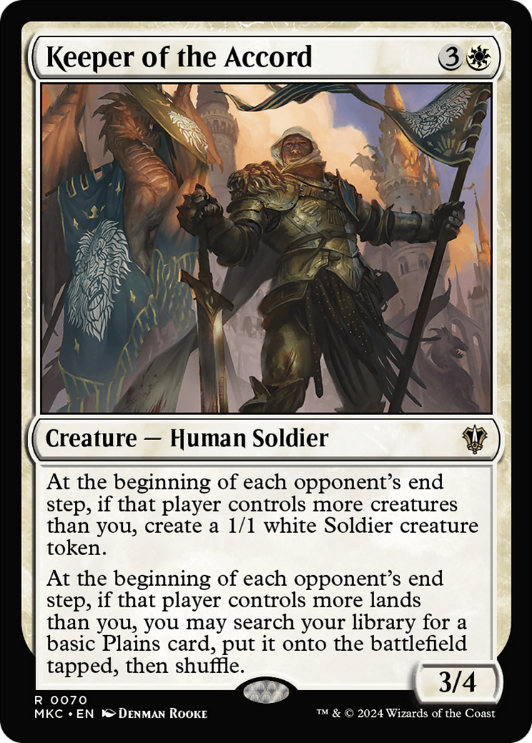 Image of Keeper of the Accord [Murders at Karlov Manor Commander]