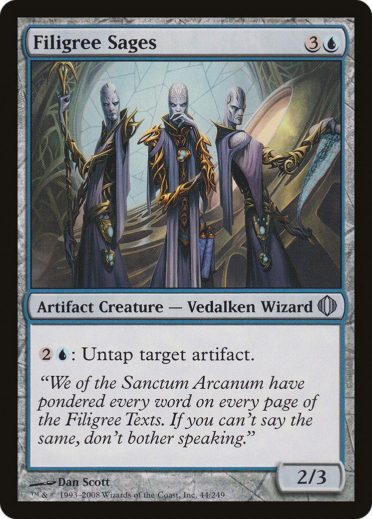 Image of Filigree Sages [Shards of Alara]