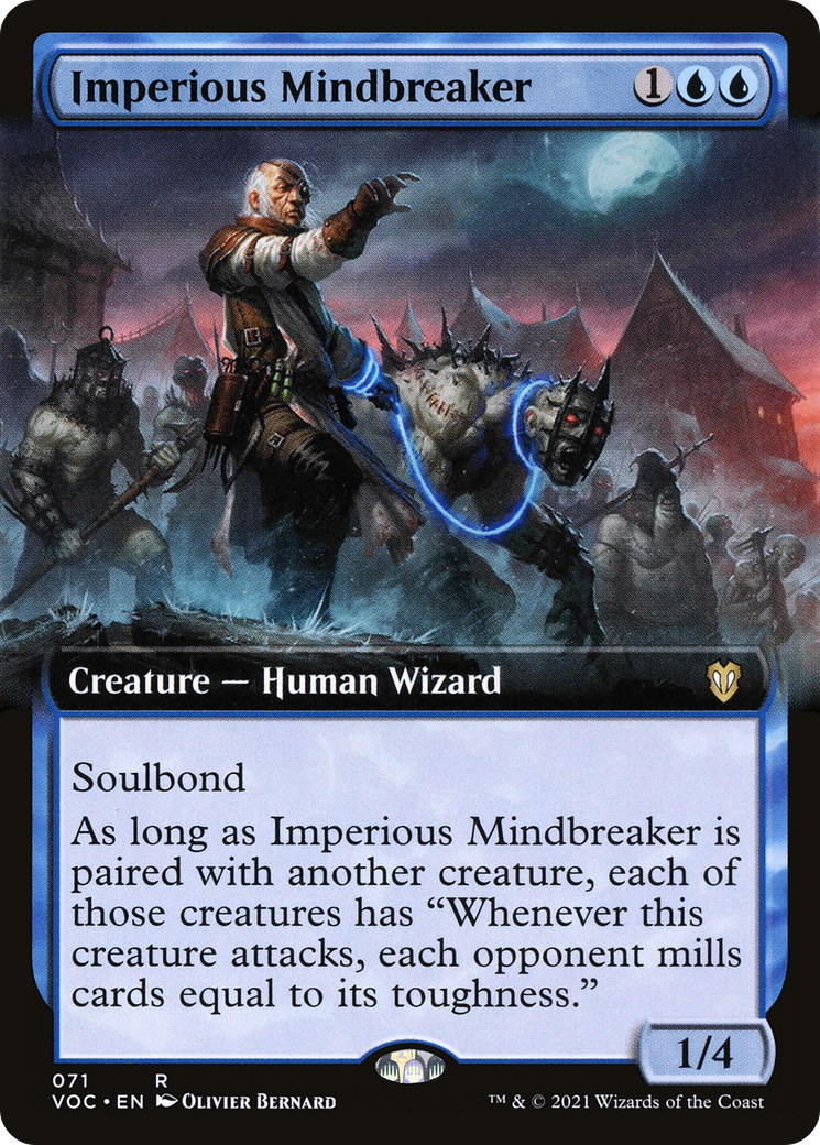 Image of Imperious Mindbreaker (Extended Art) [Innistrad: Crimson Vow Commander]