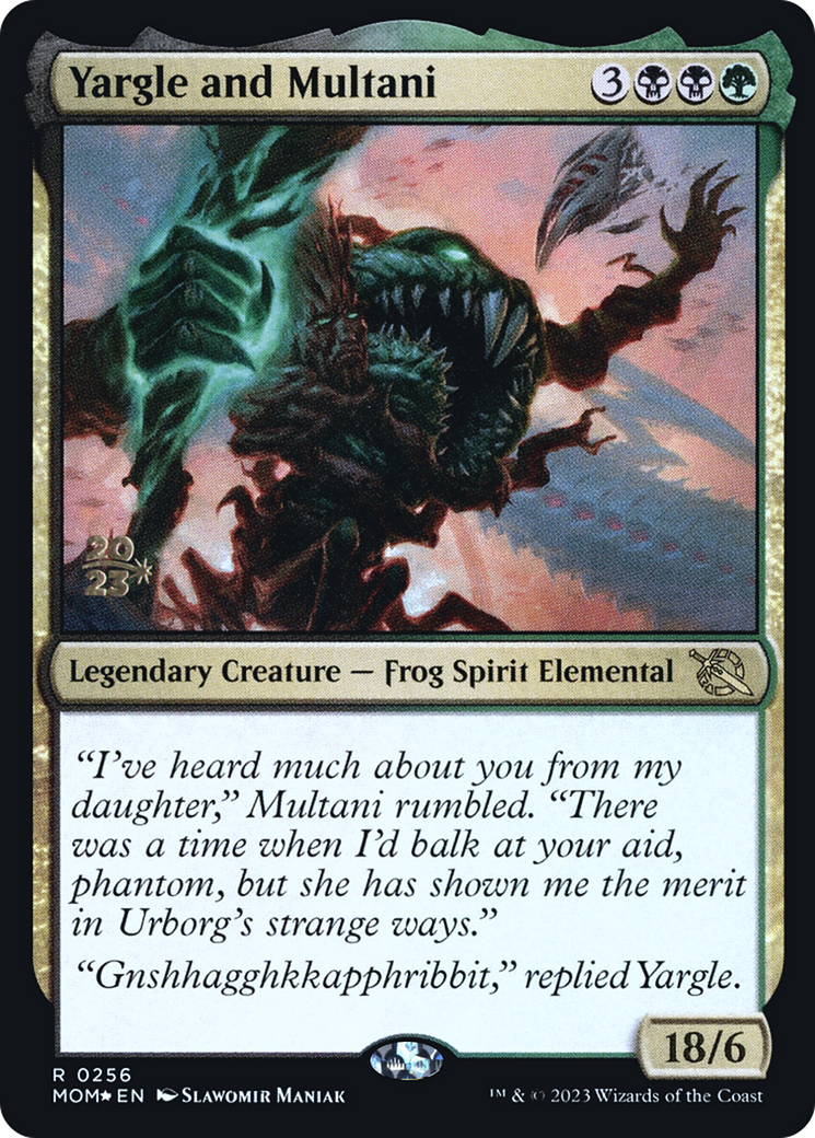 Image of Yargle and Multani [March of the Machine Prerelease Promos]
