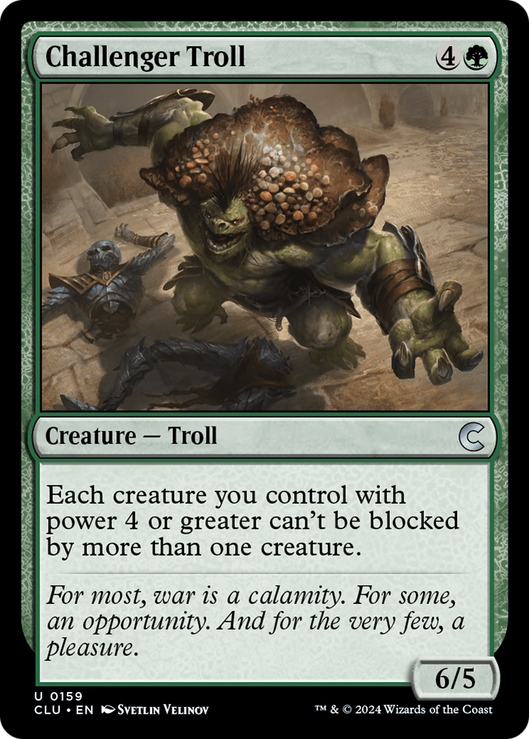 Image of Challenger Troll [Ravnica: Clue Edition]