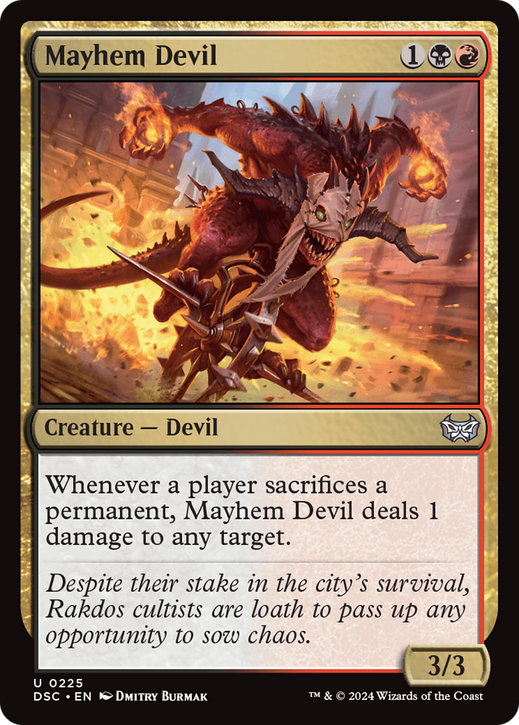 Image of Mayhem Devil [Duskmourn: House of Horror Commander]