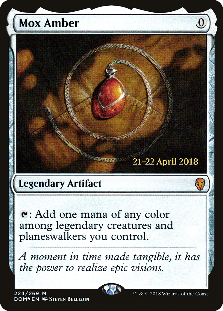 Image of Mox Amber [Dominaria Prerelease Promos]