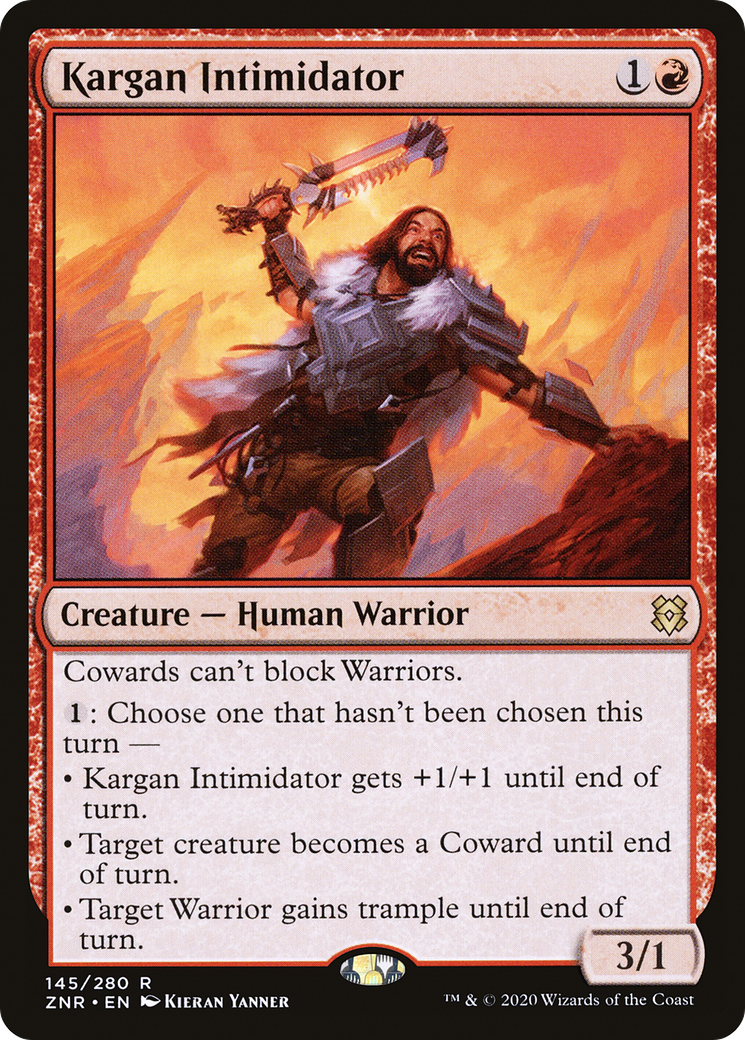 Image of Kargan Intimidator [Zendikar Rising]