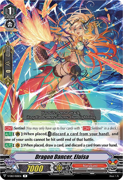 Image of Dragon Dancer, Eluisa (V-EB12/028EN) [Team Dragon's Vanity]