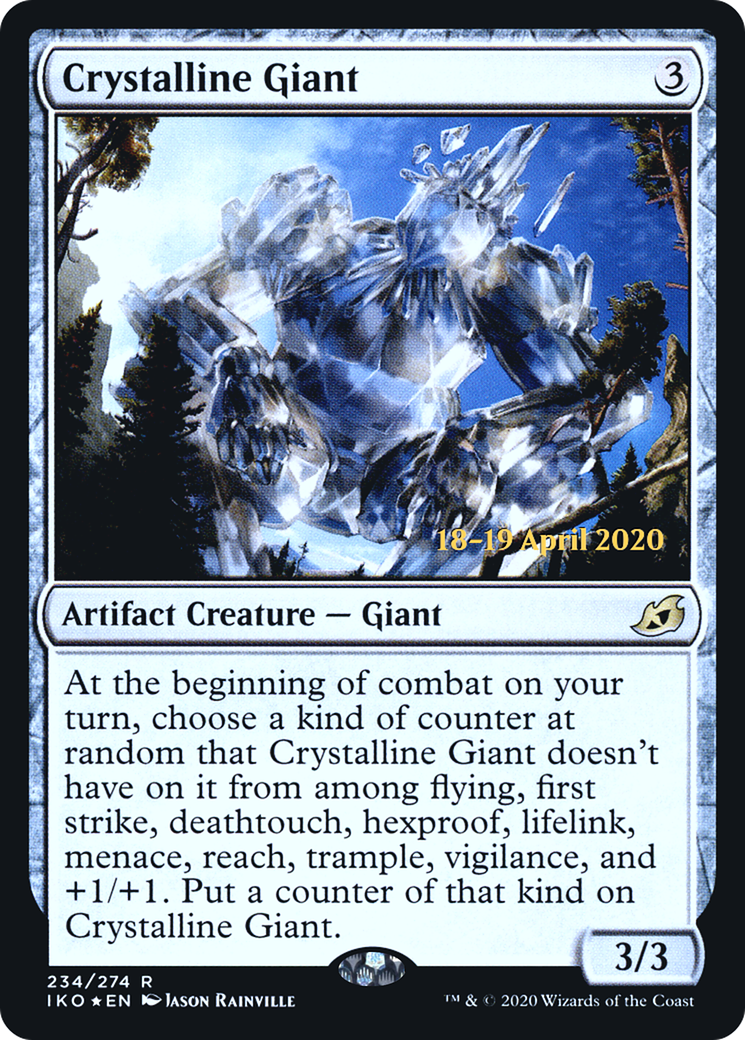 Image of Crystalline Giant [Ikoria: Lair of Behemoths Prerelease Promos]