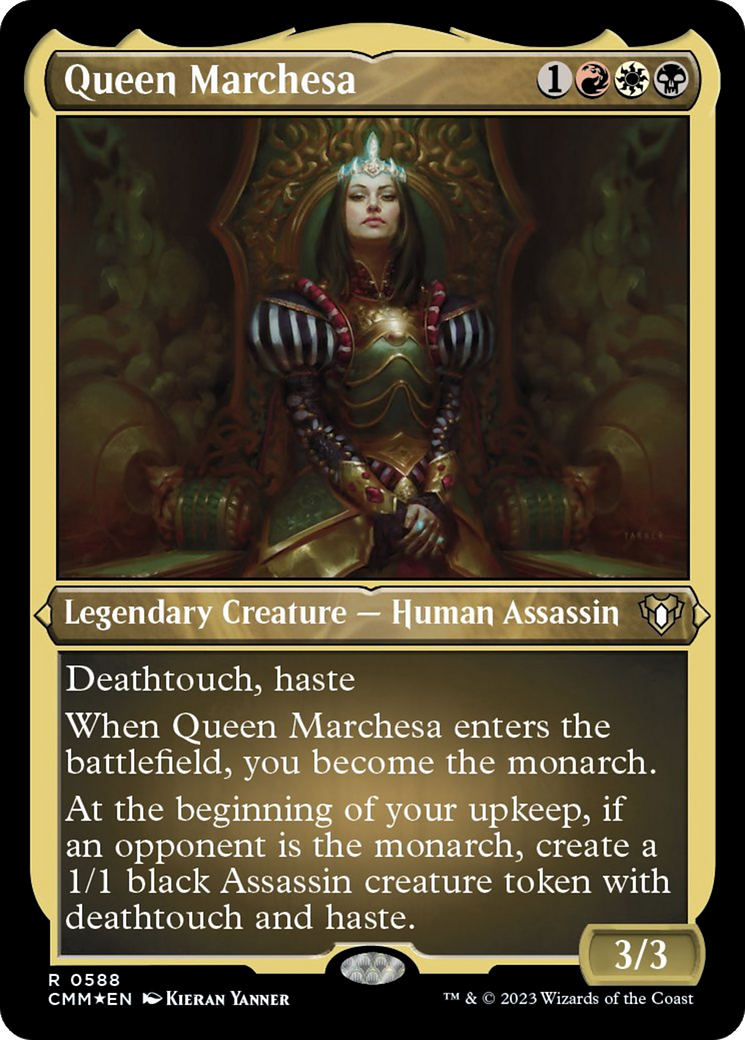 Image of Queen Marchesa (Foil Etched) [Commander Masters]