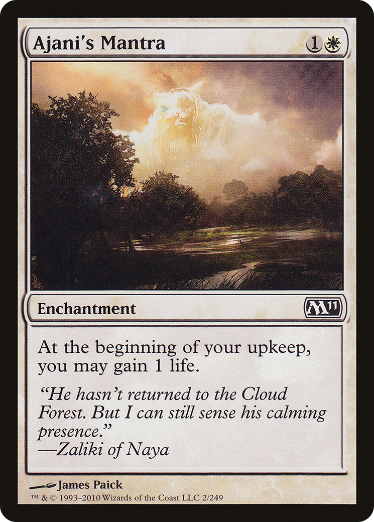 Image of Ajani's Mantra [Magic 2011]