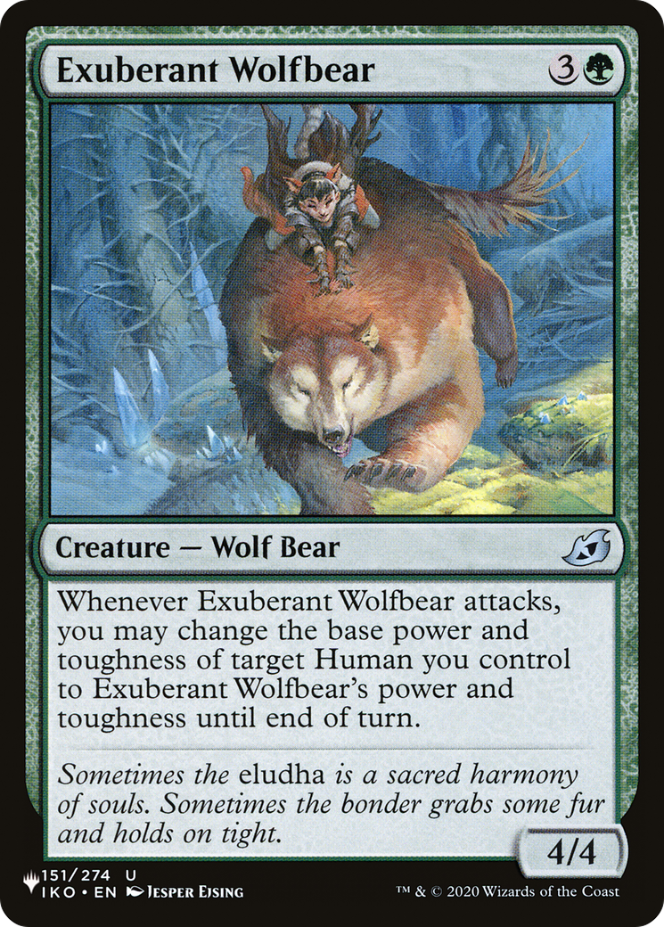 Image of Exuberant Wolfbear [The List]
