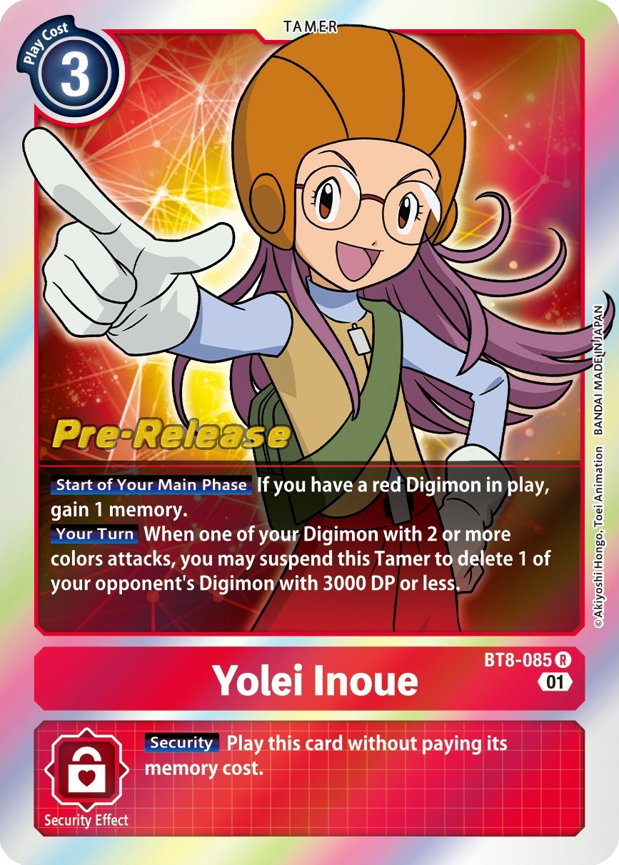 Image of Yolei Inoue [BT8-085] [New Awakening Pre-Release Cards]