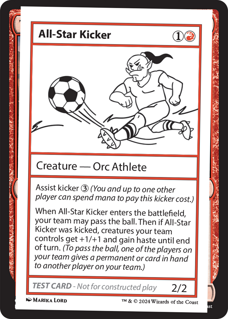 Image of All-Star Kicker [Mystery Booster 2 Playtest Cards]
