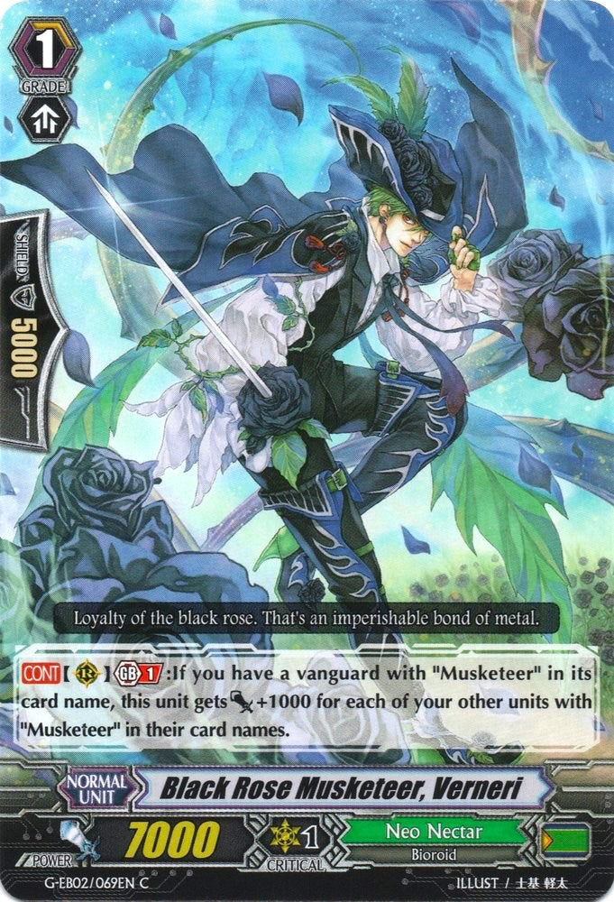 Image of Black Rose Musketeer, Verneri (G-EB02/069EN) [The AWAKENING ZOO]