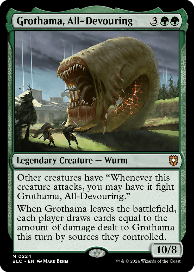 Image of Grothama, All-Devouring [Bloomburrow Commander]