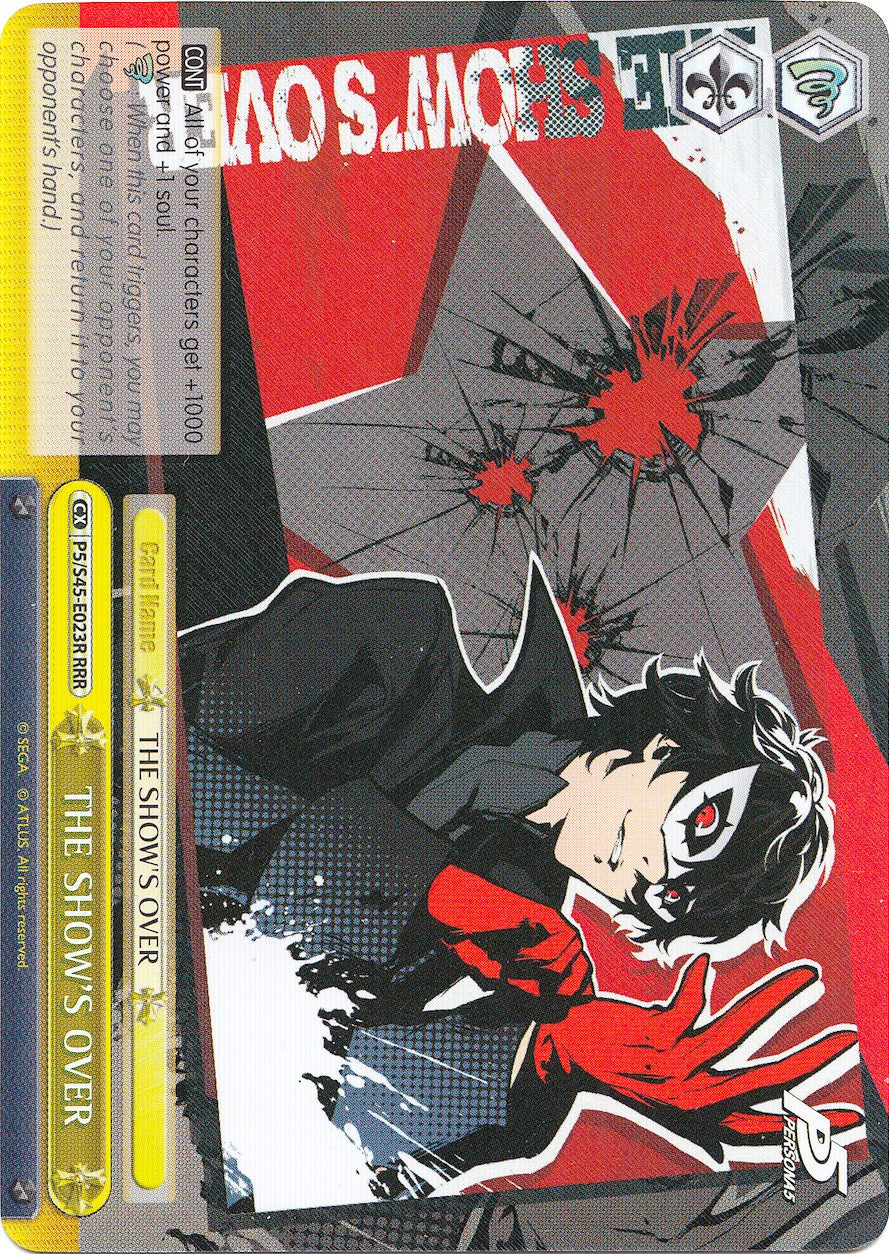 Image of THE SHOW'S OVER (P5/S45-E023R RRR) [Persona 5]