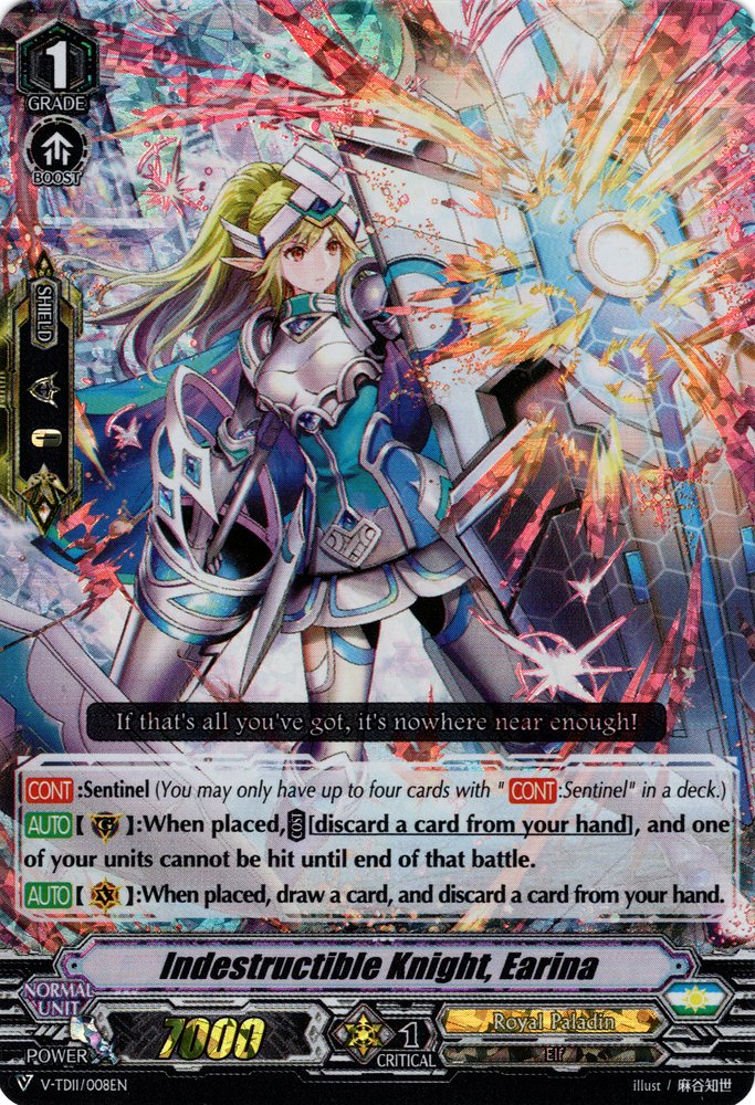 Image of Indestructible Knight, Earina (Parallel Foil) (V-TD11/008EN) [Altmile]