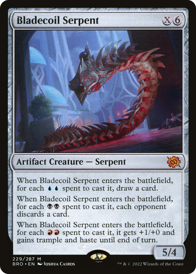 Image of Bladecoil Serpent [The Brothers' War]
