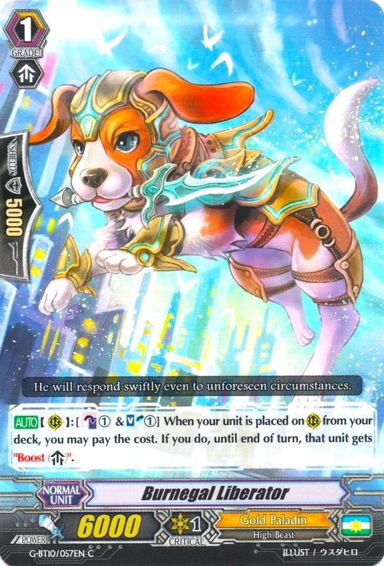 Image of Burnegal Liberator (G-BT10/057EN) [Raging Clash of the Blade Fangs]
