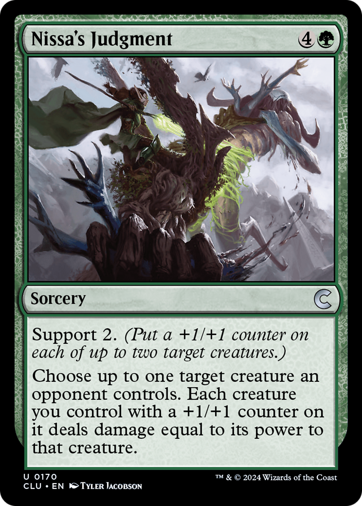Image of Nissa's Judgment [Ravnica: Clue Edition]