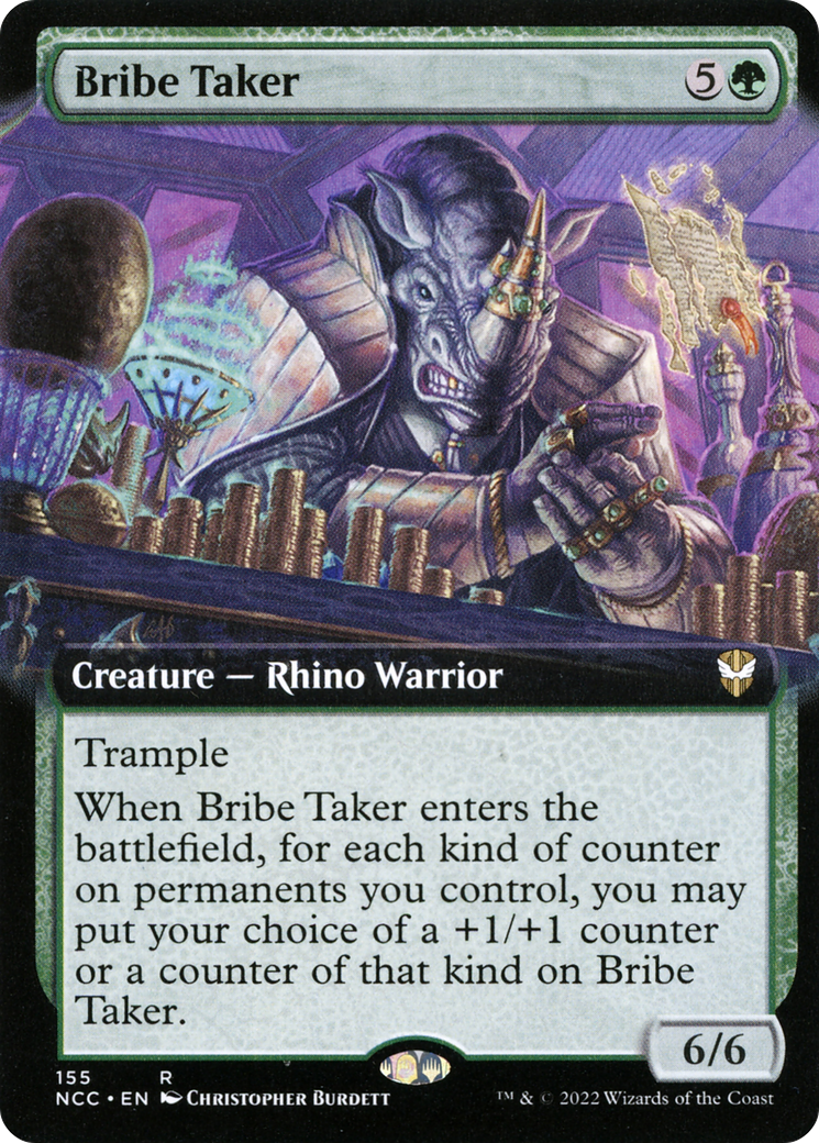 Image of Bribe Taker (Extended Art) [Streets of New Capenna Commander]