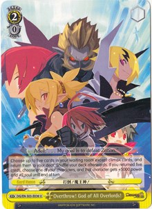 Image of Overthrow! God of All Overlords! (DG/EN-S03-E036 U) [Disgaea]