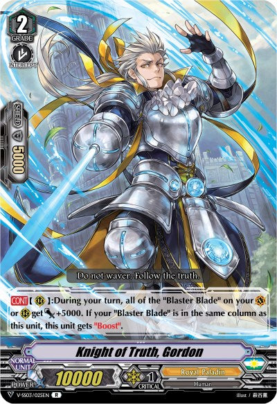 Image of Knight of Truth, Gordon (V-SS03/025EN) [Festival Collection]