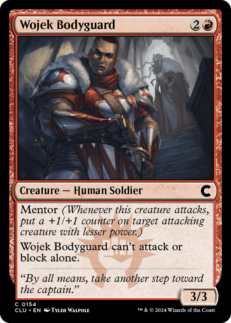 Image of Wojek Bodyguard [Ravnica: Clue Edition]