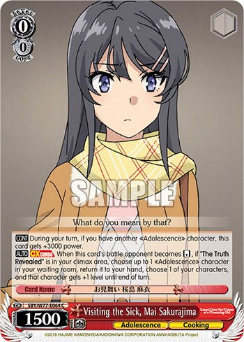 Image of Visiting the Sick, Mai Sakurajima [Rascal Does Not Dream of a Dreaming Girl]