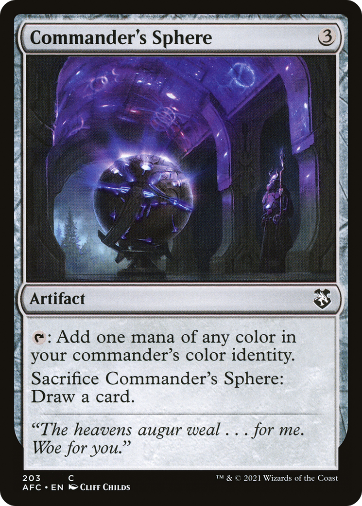 Image of Commander's Sphere [Dungeons & Dragons: Adventures in the Forgotten Realms Commander]