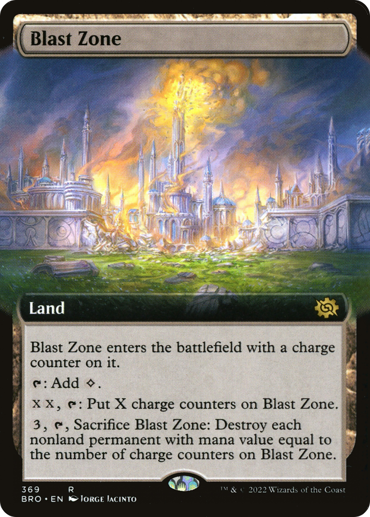 Image of Blast Zone (Extended Art) [The Brothers' War]