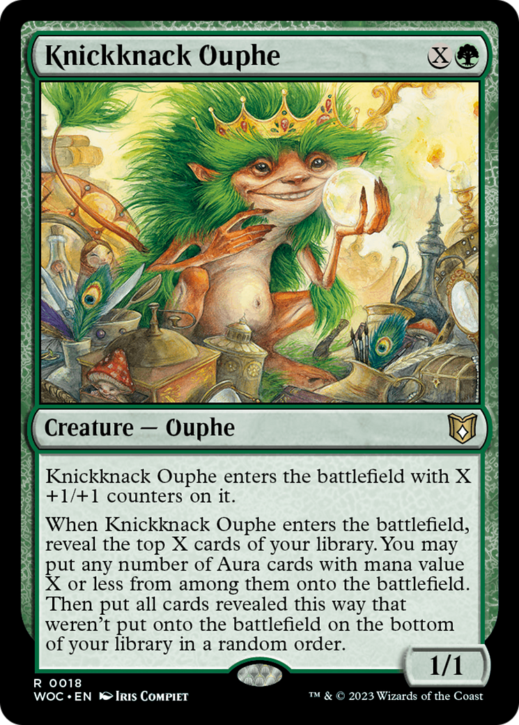 Image of Knickknack Ouphe [Wilds of Eldraine Commander]