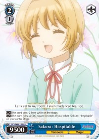 Image of Sakura: Hospitable (CCS/WX01-088 U) [Cardcaptor Sakura: Clear Card]